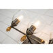 Fun Finial 3 Light 22 inch Dark Bronze Vanity Light Wall Light